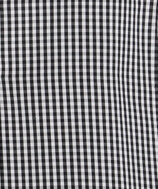 ANY SIS S 【洗える】ピケチェックT ブラウス ブラック系3