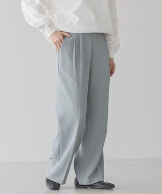 AMERICAN HOLIC 美・美・美Ｗクロスストレッチスラックスパンツ Gray