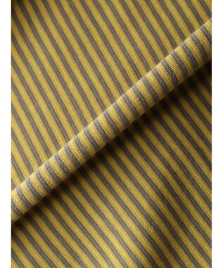 AMERICAN HOLIC 接触冷感裾ラウンドカットプルオーバー Border Yellow