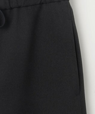 J.PRESS LADIES 【洗える】ツムギート flannel ワイド パンツ ブラック系