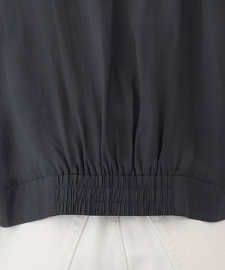 Tiaclasse 【新色追加・洗える】シアーブルゾン チャコールグレー