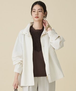 自由区 S コットンリネンウェザーライト コート