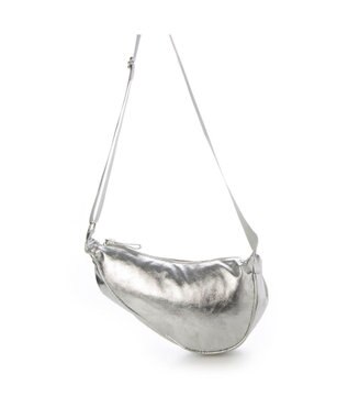 UNBILLION カシュカシュ cachecache / アシンメトリーメタリックショルダーバッグ シルバー