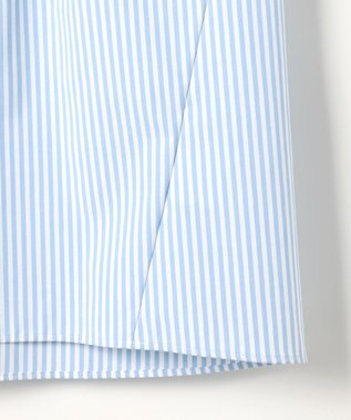 J.PRESS LADIES L 【WEB限定カラーあり】コンパクトエステネージュ スキッパー ブラウス 【WEB限定】サックスストライプ系2