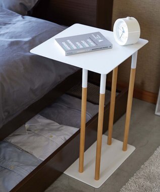 tower 差し込みサイドテーブル プレーン  ホワイト ホワイト