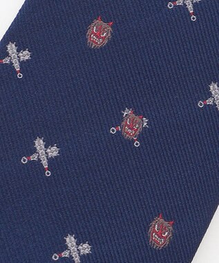 J.PRESS MEN 【J.PRESS JOKE TIE COLLECTION】鬼に金棒 ネイビー系7
