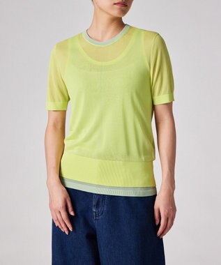 Paul Smith シアーレイヤード 半袖ニット