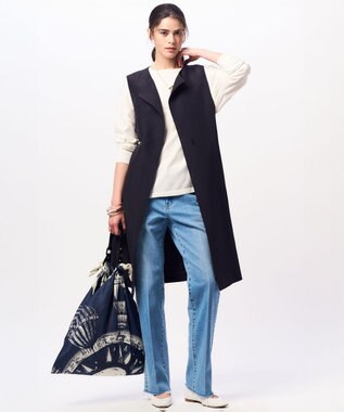 23区 【CLASSY.6月号掲載/Oggi4月号掲載】オリジナル スカーフ バッグ ネイビー系