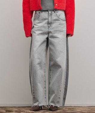 サイドラインデニムパンツ