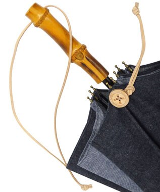 +RING 【限定/日本製】プラスリング 岡山デニム 晴雨兼用ショート長傘 47cm SR406-2 紺