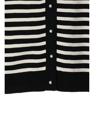 AMERICAN HOLIC エコカルットボーダークルーネックカーディガン Border