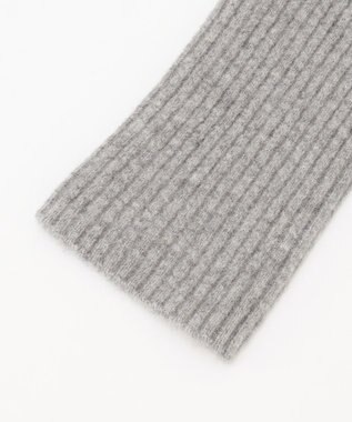 UNFILO ふわふわニット アームウォーマー グレー