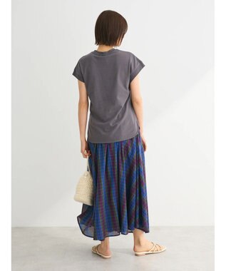 Green Parks Ｉ　先染めチェックギャザースカート Check