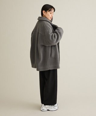 CRAFT STANDARD BOUTIQUE ダブルボアミディコート Gray