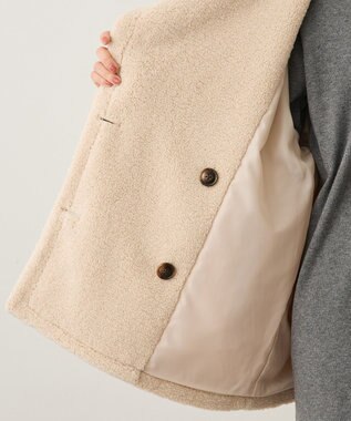 CRAFT STANDARD BOUTIQUE ダブルボアミディコート Ivory