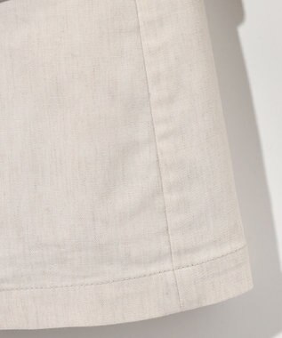 JOSEPH ABBOUD 【キングサイズ・清涼/ストレッチ】ストレッチリネンシャンブレー ジャケット アイボリー系