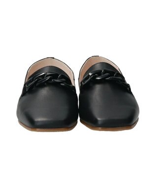 Bridget Birkin 【PARADIS COULEUR】スクエアトウプラチェーンシューズ ブラック