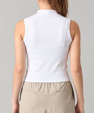 Chacott ソフトリブノースリーブTシャツ ホワイト