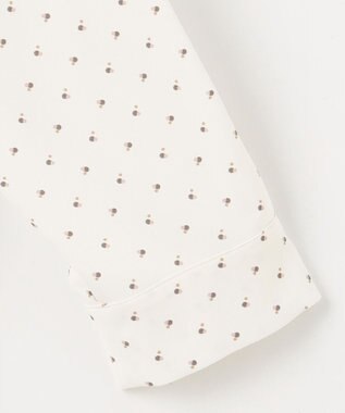 ANY SIS L 【洗える】ラッフルボウ ブラウス オフベース