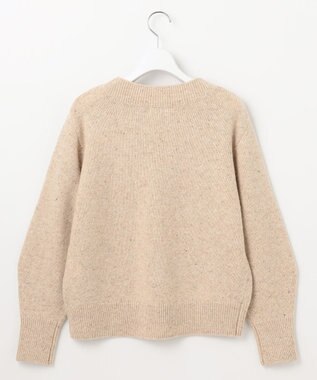 J.PRESS LADIES 【WEB限定・洗える】WOOLY NEP クルーネックニット ベージュ系