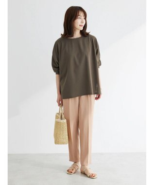 Green Parks ジョーゼットドルマンカットプルオーバー Khaki