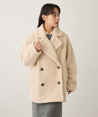 CRAFT STANDARD BOUTIQUE ダブルボアミディコート Ivory