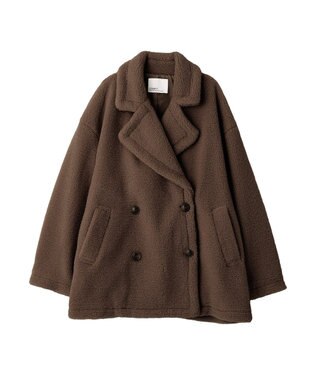 CRAFT STANDARD BOUTIQUE ダブルボアミディコート Brown