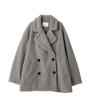 CRAFT STANDARD BOUTIQUE ダブルボアミディコート Gray