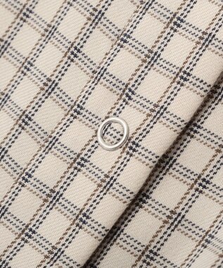 AMERICAN HOLIC ミニチェックショート丈シャツ Ivory