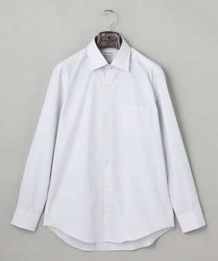 GOTAIRIKU 【形態安定】PREMIUMPLEATS_セミワイドカラー _通年ドレスシャツ(25年秋冬限定色) ライトグレー系