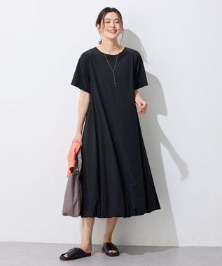ANY L バルーンシルエットワンピース ブラック