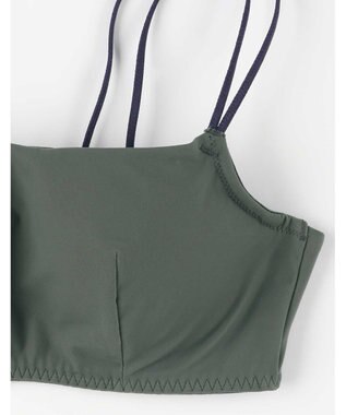 AMPHI ノンワイヤーブラ 谷間をメイク バストの形をキープ ホックなし 【BRAGENIC ブラジェニック】 ブラジャー ブラ ワイヤレス BMI745 アンフィ／ワコール カラシ