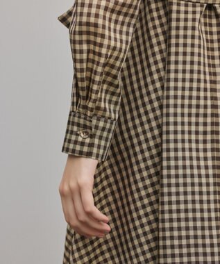 GRACE CONTINENTAL カシュクールバルーンワンピース ブラウン