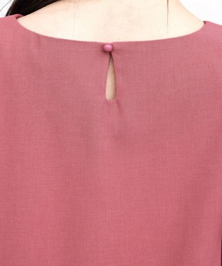 Tiaclasse 【洗える】ギャザーヘムフレアワンピース ピンク