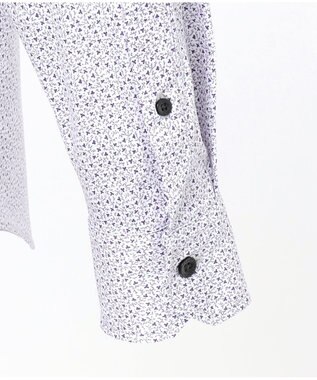 JOSEPH ABBOUD 【キングサイズ】コンパクトジャージープリント シャツ パープル系5