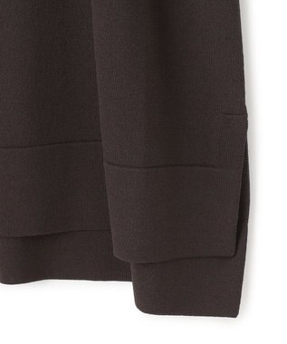 UNFILO スゴ機能 ハーフスリーブニットT ブラウン