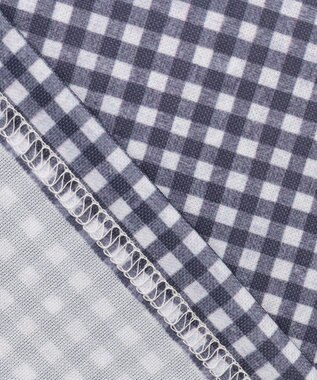 23区GOLF 【MEN】【接触冷感・UVケア・吸水速乾】ギンガムチェック柄 ポロシャツ ネイビー系3