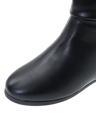 Green Parks ＲＵＰＩＳ．インヒールロングブーツ Black