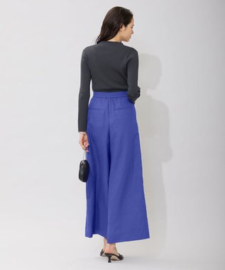 ICB 【洗える】 コンパクトリブ カーディガン チャコール系