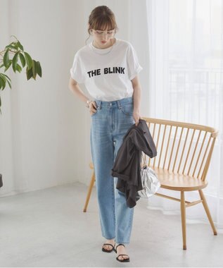 WEGO 【ANGIE VINTAGE/SMLサイズ展開】ストレートデニムパンツ ブルー