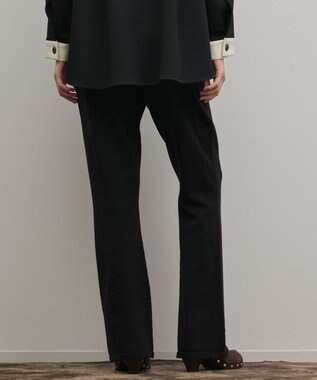 GRACE CONTINENTAL スウェットライクニットパンツ ブラック