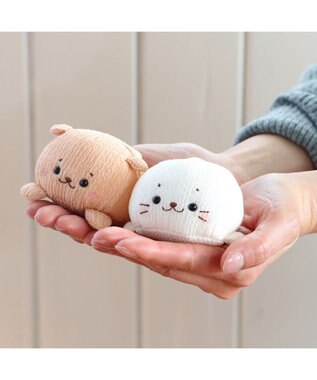 Mother garden しろたん ちりめん お手玉 マスコット 《しろたん/らっこいぬ》単品 しろたん