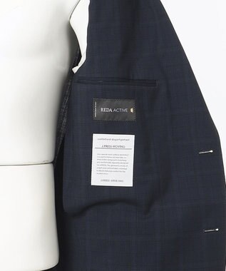 J.PRESS MEN 【WEB・一部店舗限定】 チェックスーツ ネイビー系4
