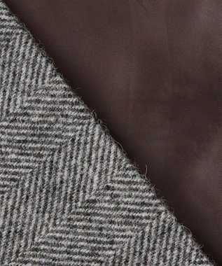 JAPAN TWEED with REAL SHETLAND】ヘリンボーン バルカラーコート / J