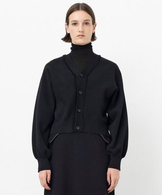 NAVE 【ReNAVE・洗える】スムースニット カーディガン ブラック系