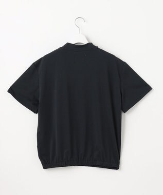 23区GOLF 【23Fondation/WOMEN】フロントロゴ モックネックプルオーバー ブラック系