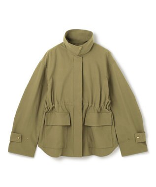 BEIGE， 【Precious 4月号掲載】IBERIS / スタンドカラーブルゾン Khaki