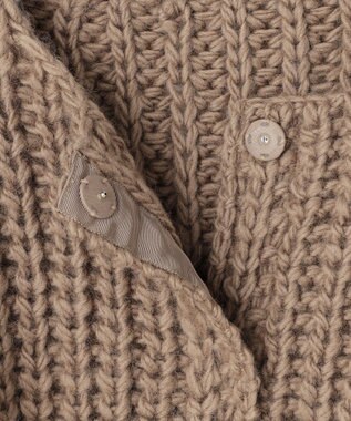 uncrave ハンドニット カーディガン モカ