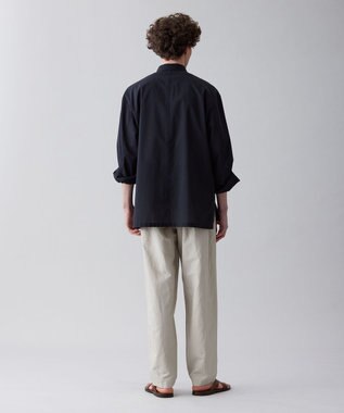 UNFILO MENS ライトリネン ワイドパンツ [23年春夏商品] グレージュ