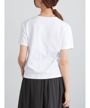 Te chichi クルーネックTシャツ オフホワイト